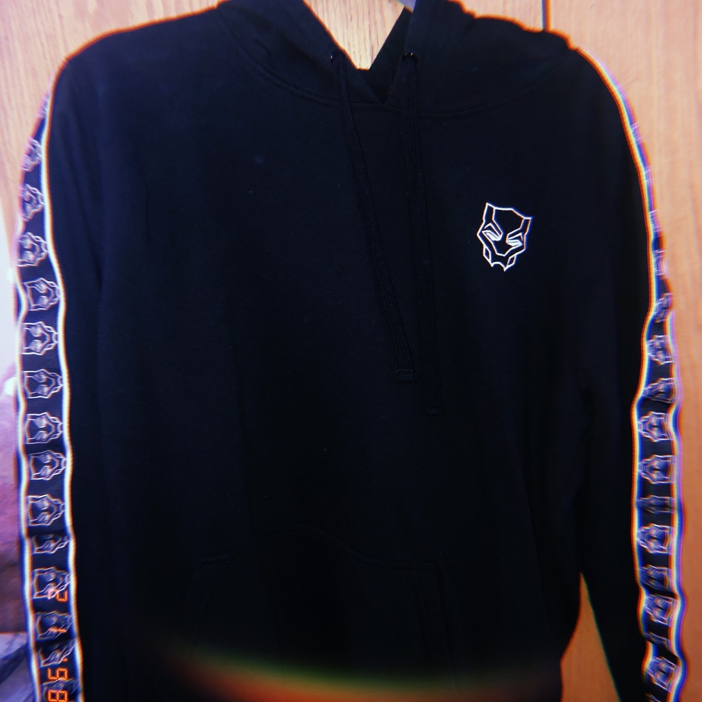 Black Panther hoodie.